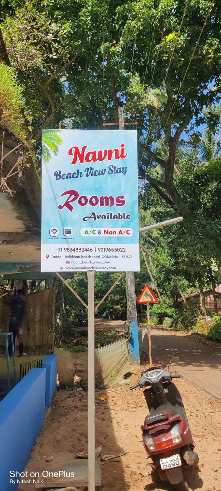 Navni Beach View Stay Gokarna  Luaran gambar
